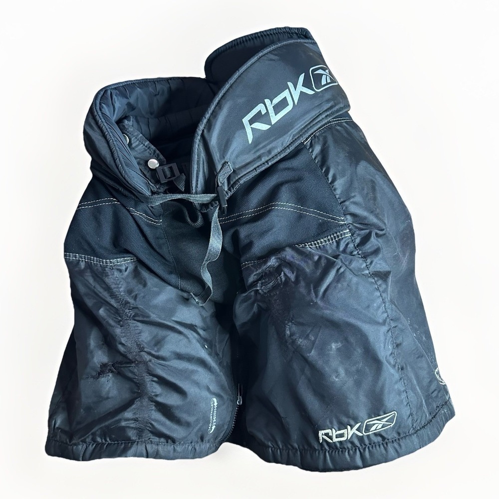 RBK Reebok Jofa 6K Hockey Pants Senior Large Black Y2K 36"-40" Beer League